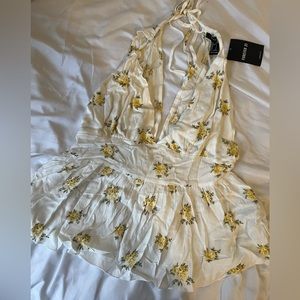 Floral Peplum Flowy top